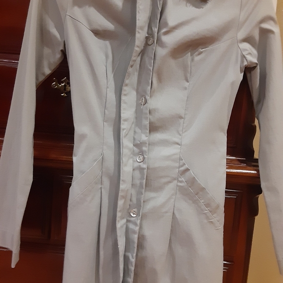 Vintage 90's long Gray Coat - Picture 4 of 9